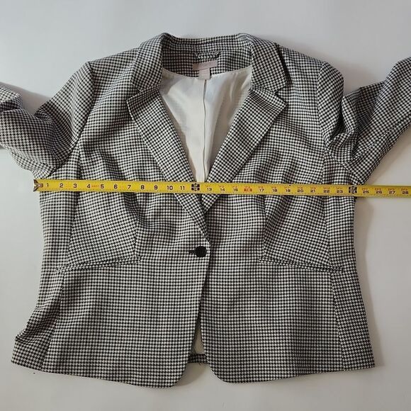 H&M Houndstooth Fitted Blazer - Picture 6 of 14